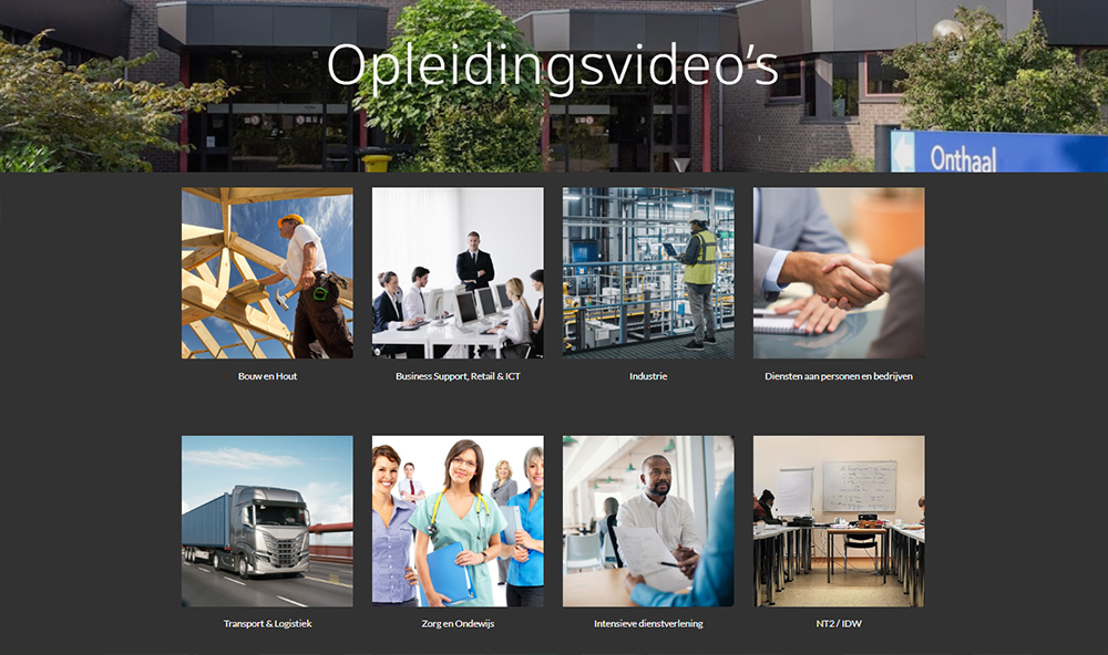 Screenshot opleidingvideos